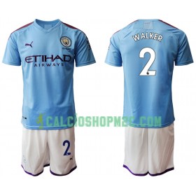 Manchester City WALKER 2 Bambino Maglia Prima 2019/2020 Manica Corta (+ Pantaloncini)
